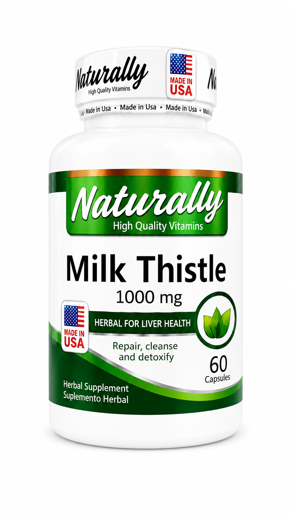 MILK THISTLE 1000MG CAP X60 NATURALLY principal
