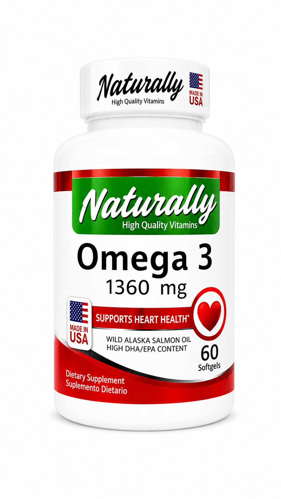OMEGA 3 1360 CAP X60 NATURALLY principal
