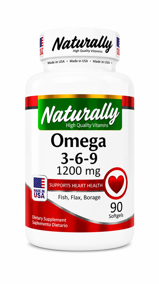 OMEGA 3-6-9 1200 MG CAP X90 NATURALLY principal