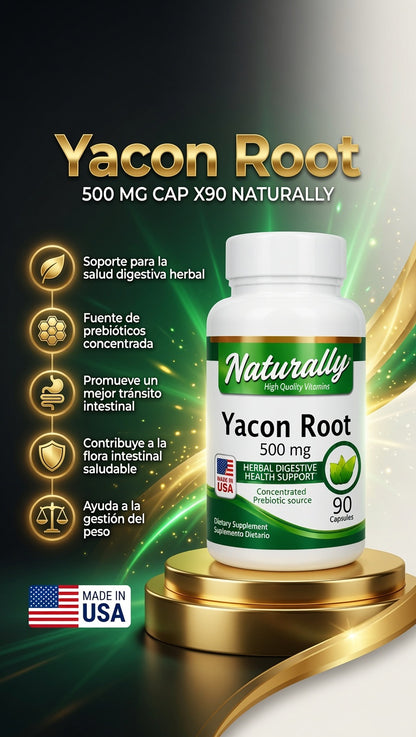 YACON ROOT 500 MG CAP X90 NATURALLY ia_2