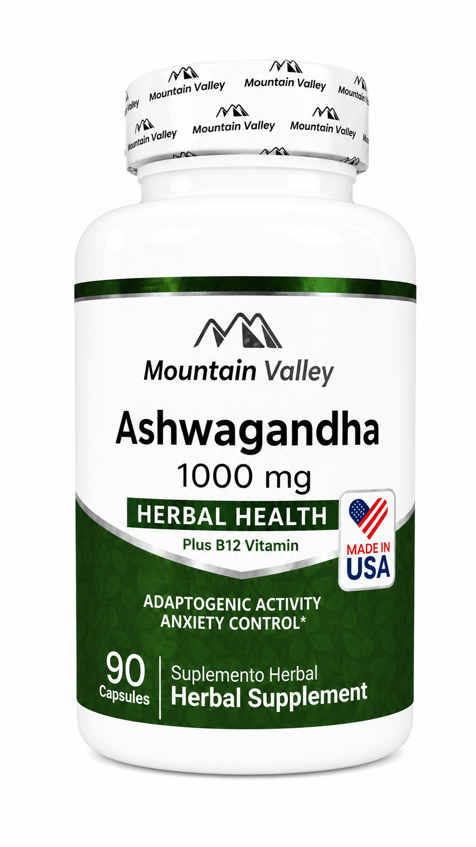 ASHWGANDHA 1.000 MG CAP X90 MONTAIN VALLEY principal