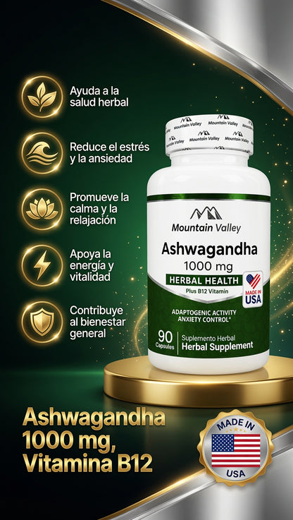ASHWGANDHA 1.000 MG CAP X90 MONTAIN VALLEY ia_2
