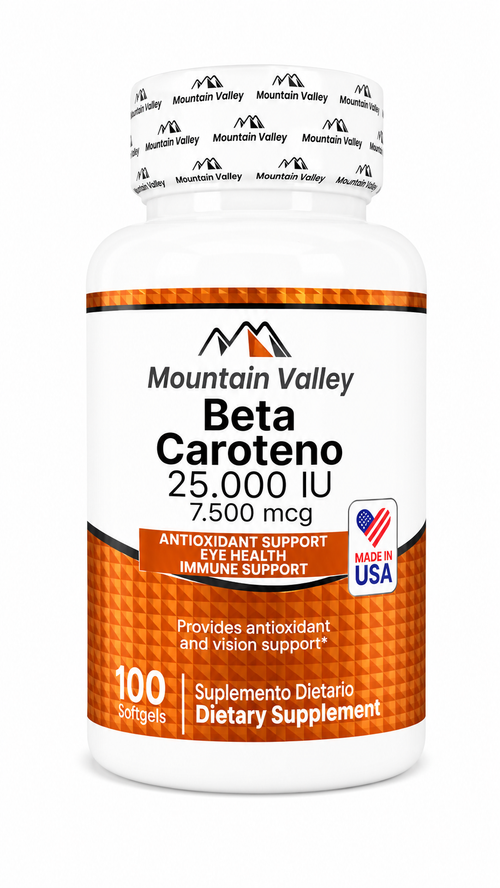 BETACAROTENO 25000 IU SOF X100 MONTAIN VALLEY principal