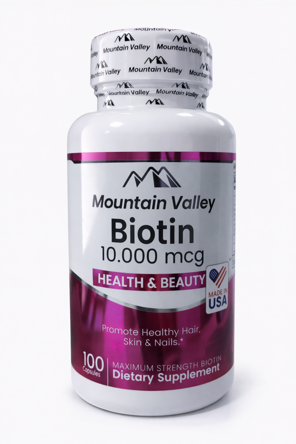 BIOTIN 10.000 MCG SOF X100 MONTAIN VALLEY principal