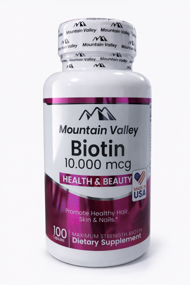 BIOTIN 10.000 MCG SOF X100 MONTAIN VALLEY principal