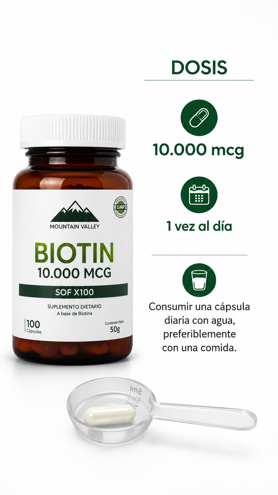 BIOTIN 10.000 MCG SOF X100 MONTAIN VALLEY ia_4