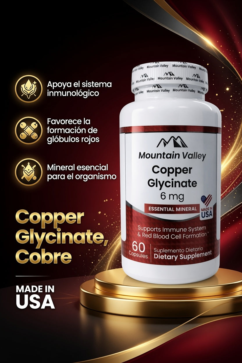 COPPER GLYCINATE 6 MG CAP 60 MONTAIN VALLEY ia_2