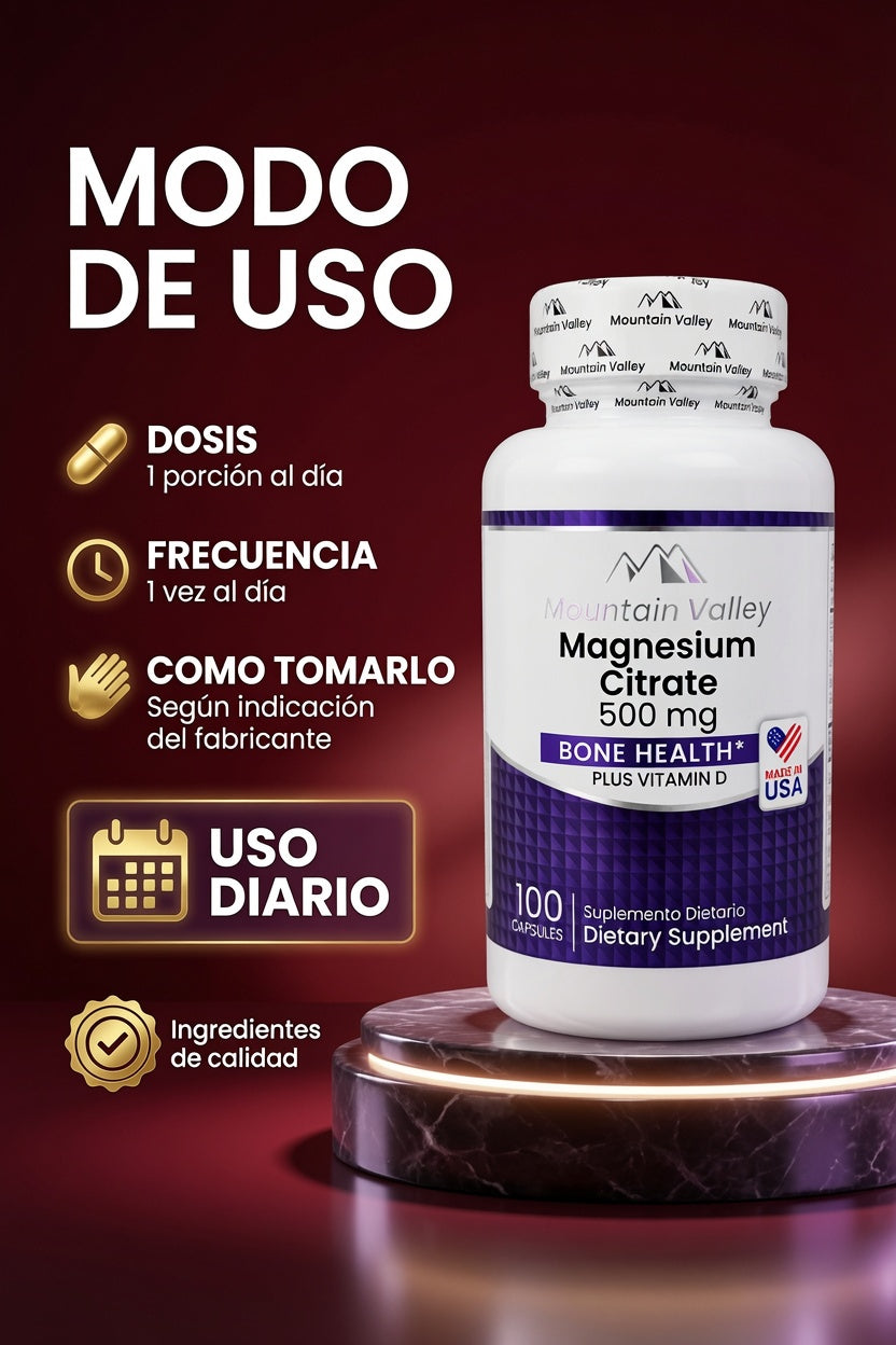 MAGNESIUM GLYCINATE  550MG CAP X100 MOUNTAIN VALLEY ia_4