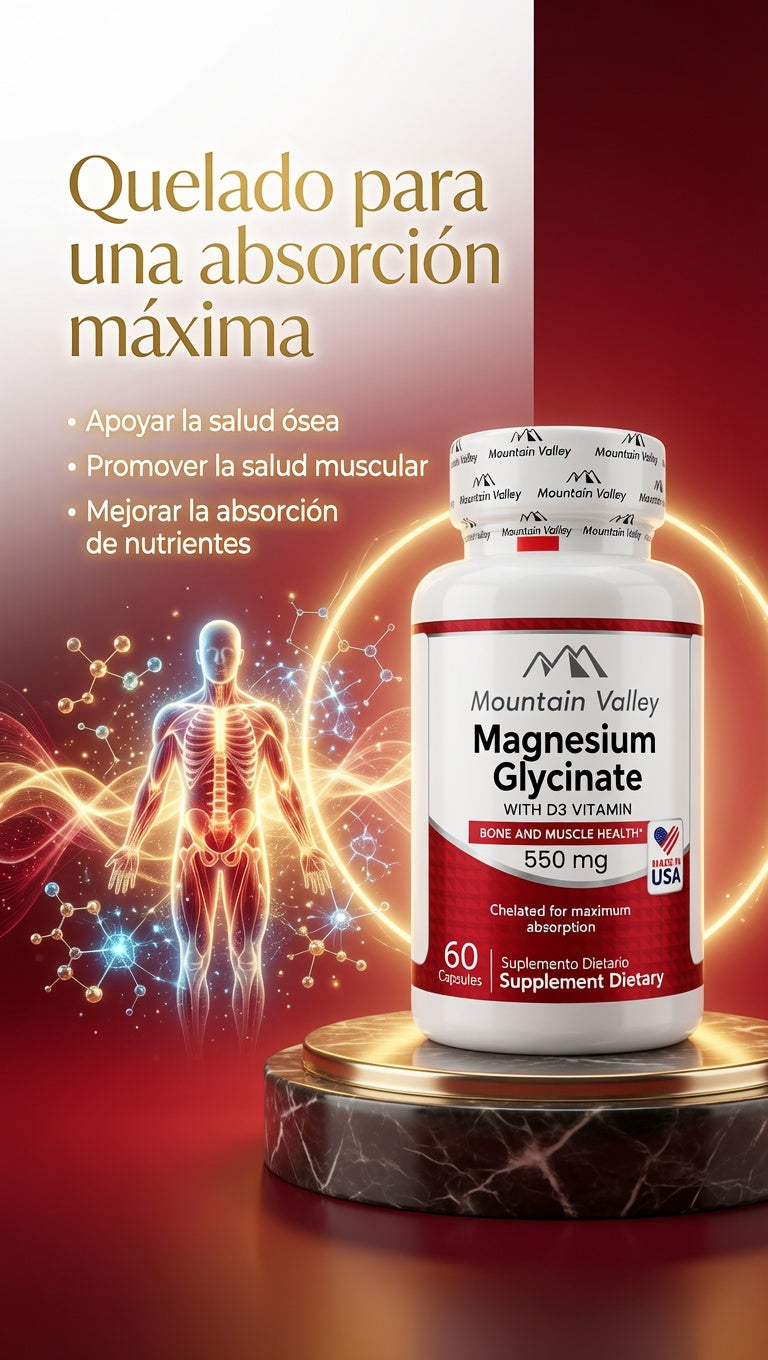 MAGNESIUM GLYCINATE  550MG CAP X60 MOUNTAIN VALLEY ia_3