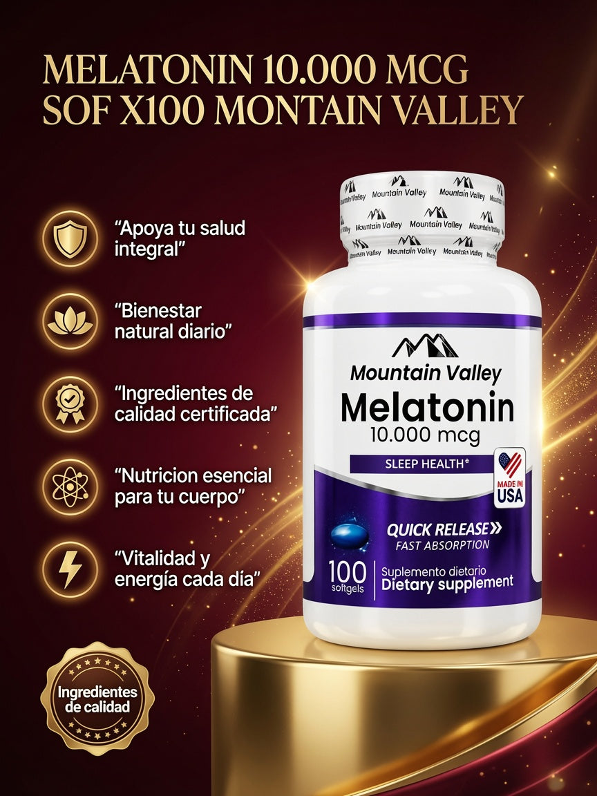 MELATONIN 10.000 MCG SOF  X100 MONTAIN VALLEY ia_2