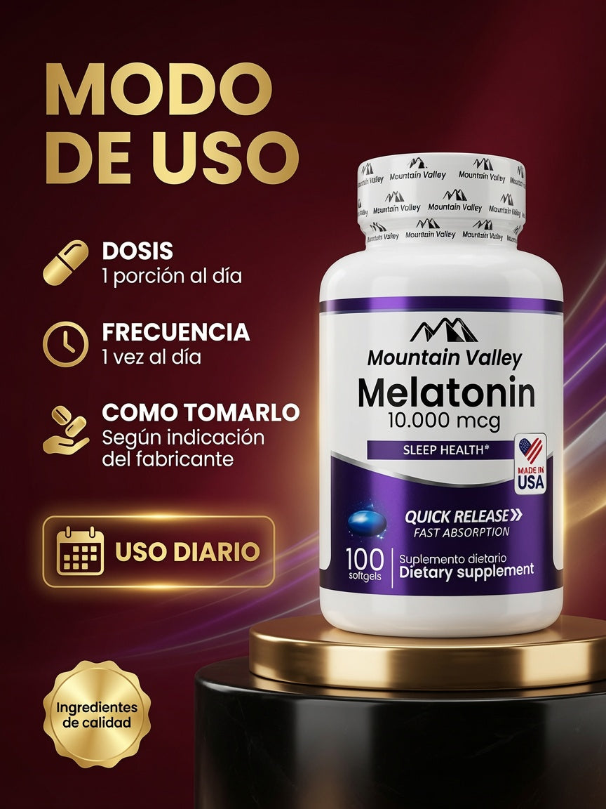 MELATONIN 10.000 MCG SOF  X100 MONTAIN VALLEY ia_4