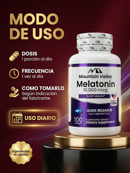 MELATONIN 10.000 MCG SOF  X100 MONTAIN VALLEY ia_4
