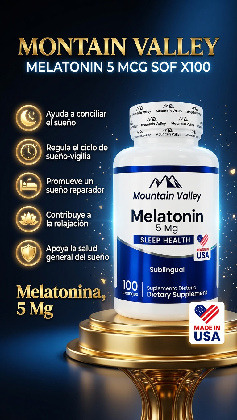 MELATONIN 5 MCG SOF  X100 MONTAIN VALLEY ia_2