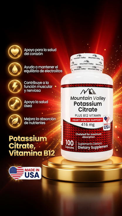 POTASSIUM CITRATE 416MG CAP X100 MONTAIN VALLEY ia_2