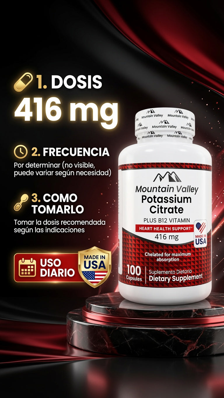 POTASSIUM CITRATE 416MG CAP X100 MONTAIN VALLEY ia_4