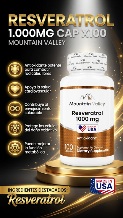 RESVERATROL 1.000MG CAP X100 MOUNTAIN VALLEY ia_2