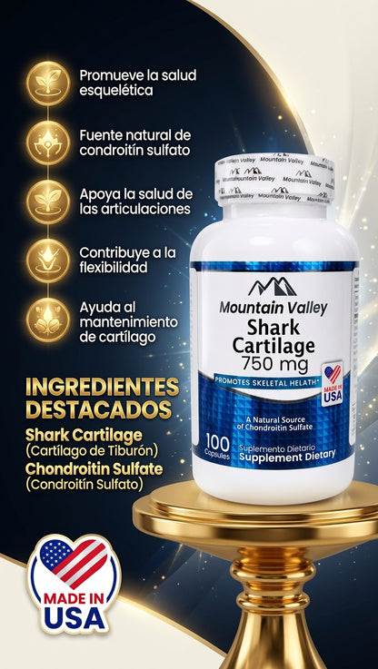 SHARK CARTILAGE 750 MG CAP 100 MONTAIN VALLEY ia_2