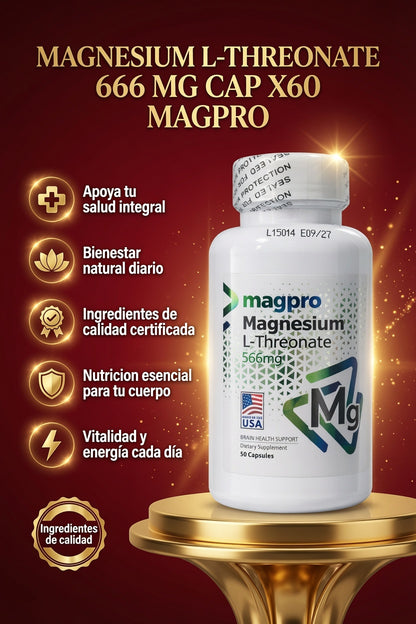 MAGNESIUM L-THREONATE 666 MG  CAP X60 MAGPRO ia_2