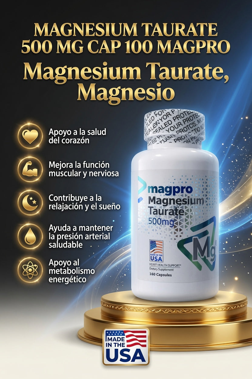 MAGNESIUM TAURATE 500 MG CAP 100 MAGPRO ia_2