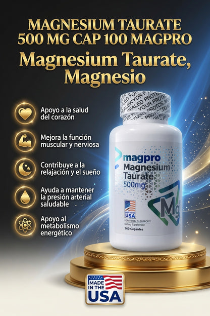 MAGNESIUM TAURATE 500 MG CAP 100 MAGPRO ia_2