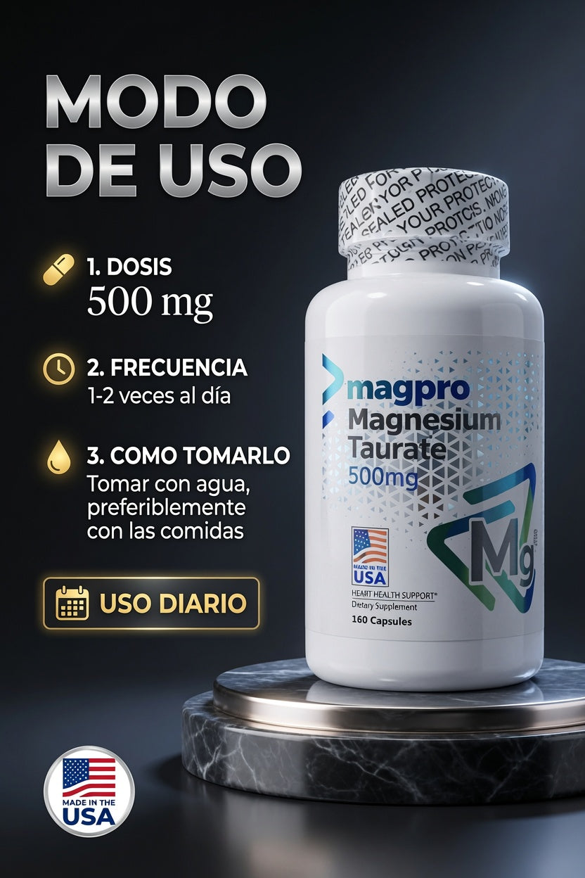 MAGNESIUM TAURATE 500 MG CAP 100 MAGPRO ia_4