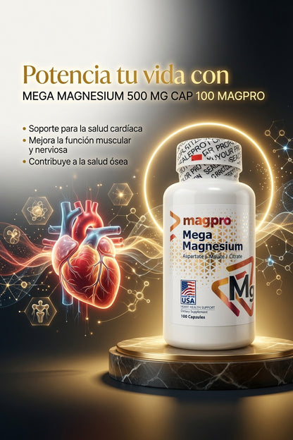 MEGA MAGNESIUM  500 MG CAP 100 MAGPRO ia_3