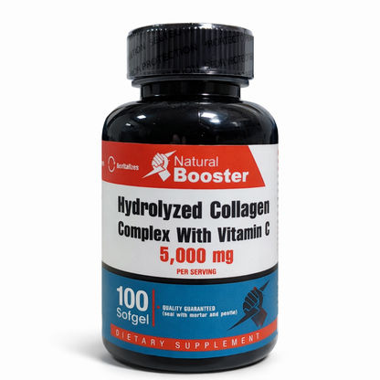 HYDROLYZERD COLLAGEN X5.000 MG X100 NATURAL BOOSTER principal