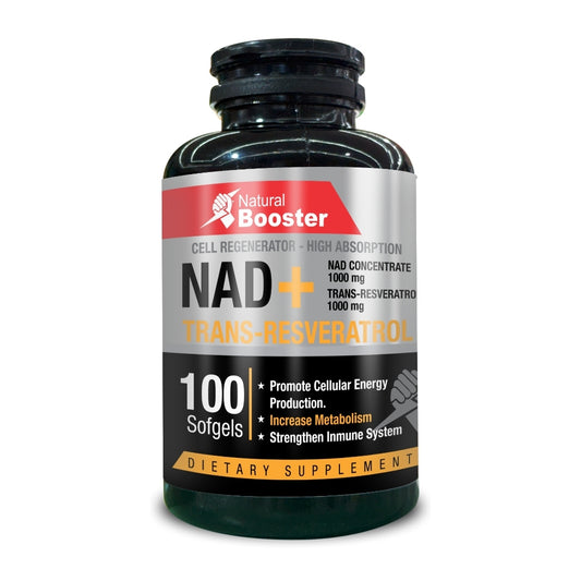 NAD+ TRANS RESVERATROL X100 CAPS. NATURAL BOOSTER principal