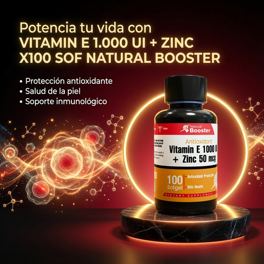 VITAMIN E 1.000 UI + ZINC  X100 SOF NATURAL BOOSTER ia_3