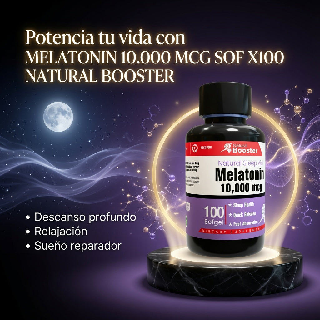 MELATONIN 10.000 MCG SOF  X100 NATURAL BOOSTER ia_3