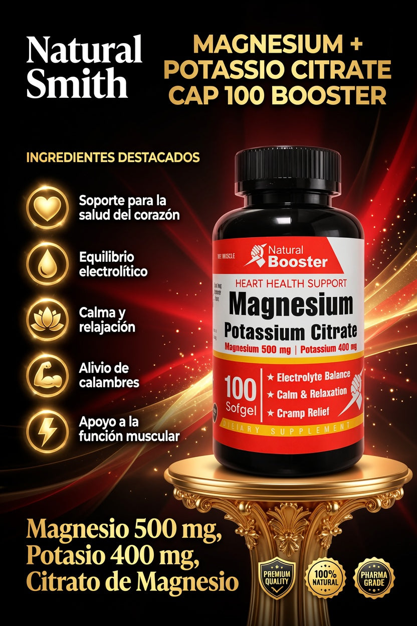 MAGNESIUM  + POTASSIO CITRATE CAP 100 BOOSTER ia_2