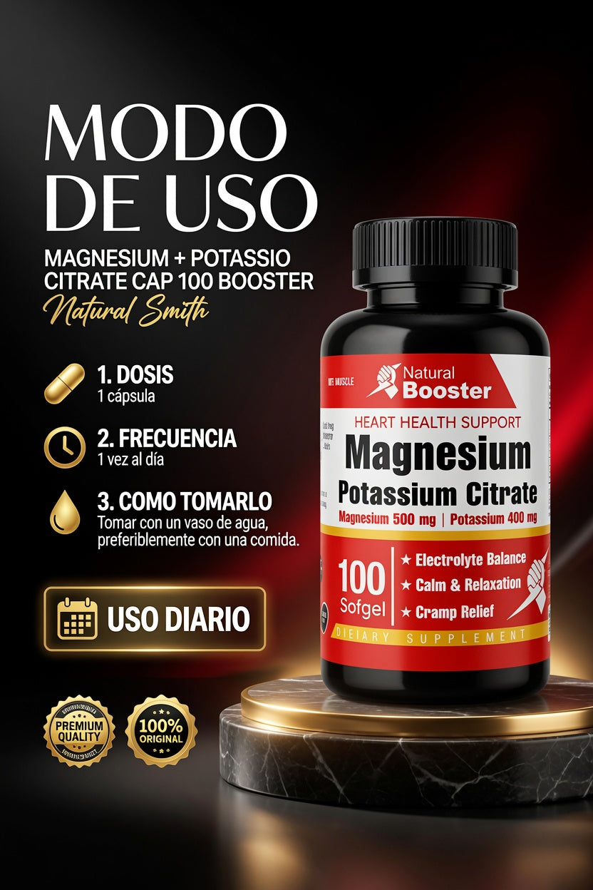 MAGNESIUM  + POTASSIO CITRATE CAP 100 BOOSTER ia_4