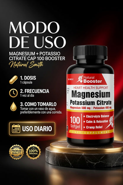 MAGNESIUM  + POTASSIO CITRATE CAP 100 BOOSTER ia_4