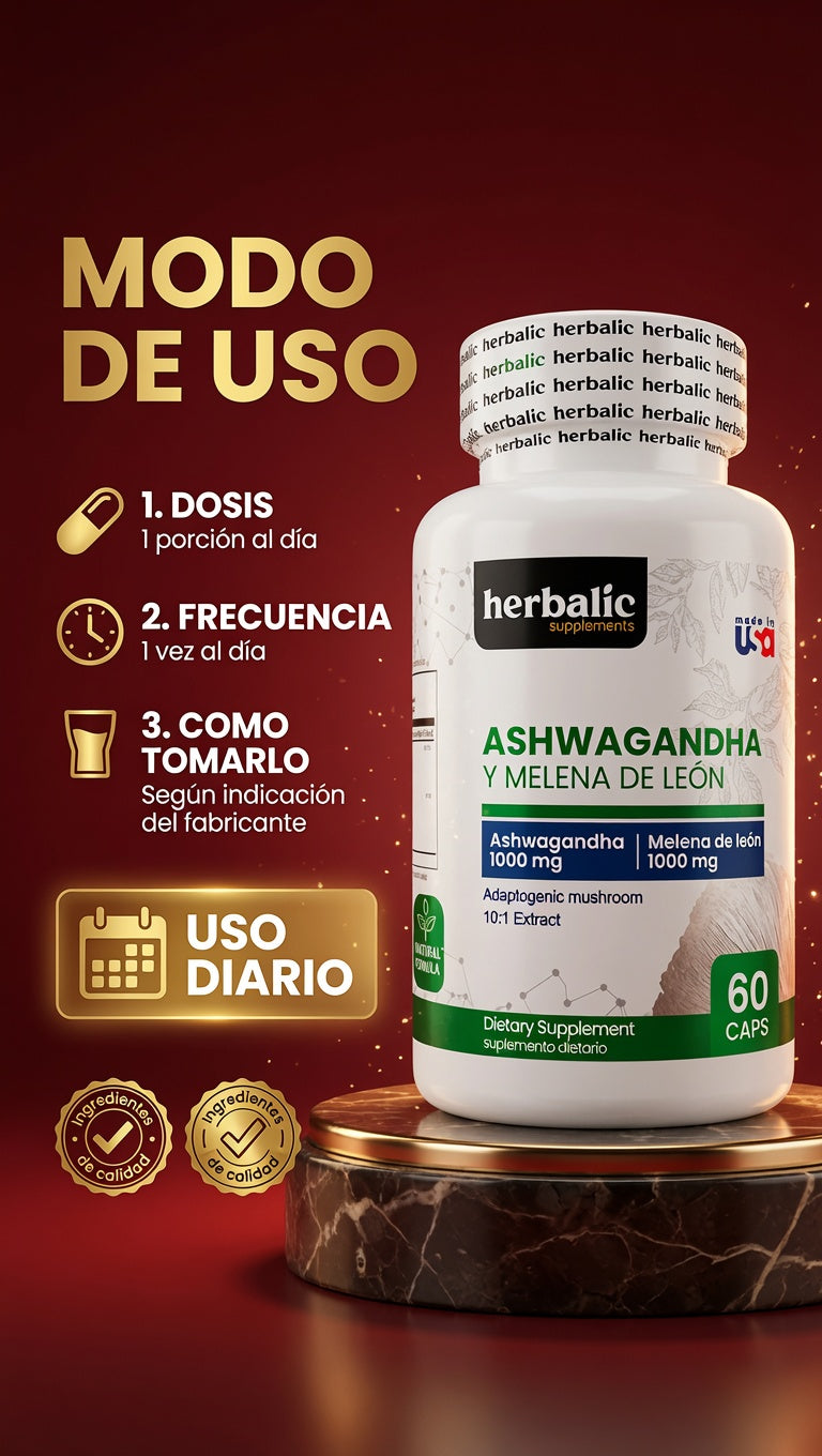 ASHWGANDHA+ MELENA DE LEON CAP X60 HERBALIC ia_4