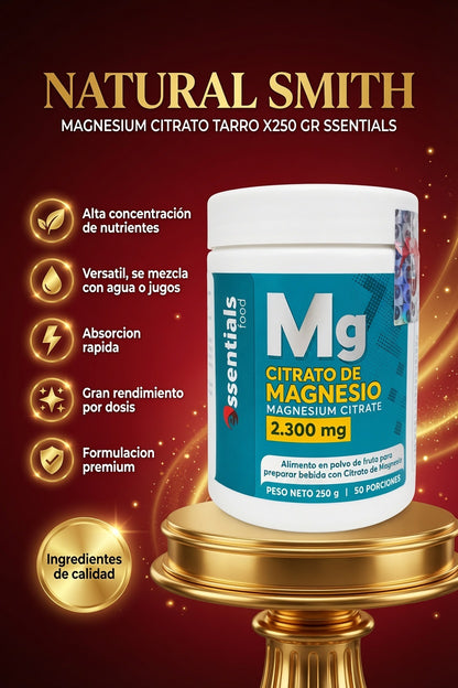 MAGNESIUM CITRATO TARRO X250 GR SSENTIALS ia_2