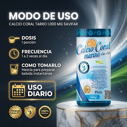 CALCIO CORAL TARRO 1.000 MG SAVIFAR ia_4