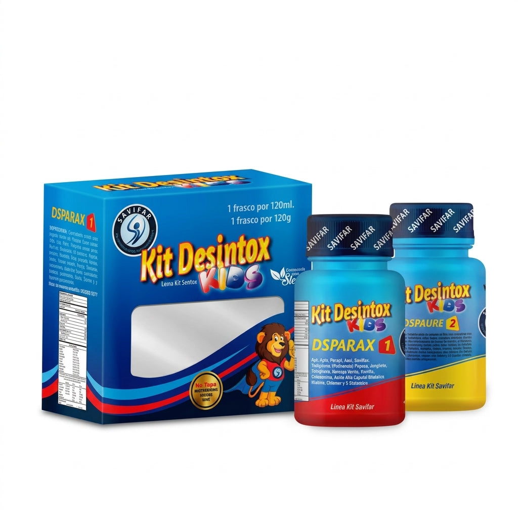 KIT DESINTOX 2 GRASCOS X120 ML SAVIFAR — SKU 000470