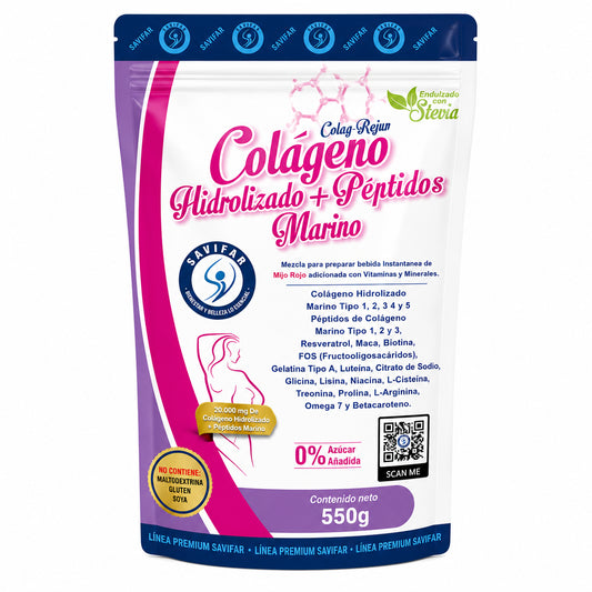 COLAGENO HIDROLIZADO BOLSA X550 GR SAVIFAR principal
