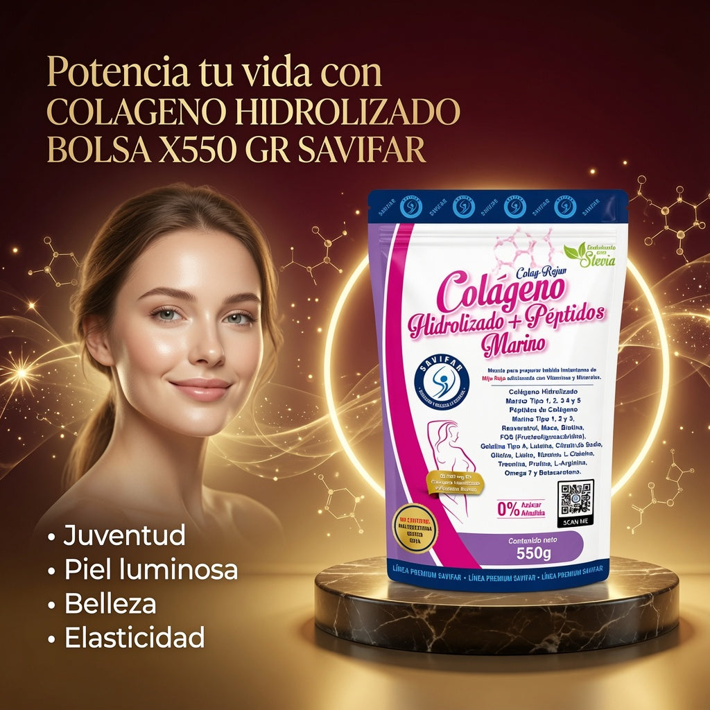 COLAGENO HIDROLIZADO BOLSA X550 GR SAVIFAR ia_3