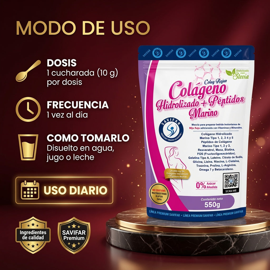 COLAGENO HIDROLIZADO BOLSA X550 GR SAVIFAR ia_4