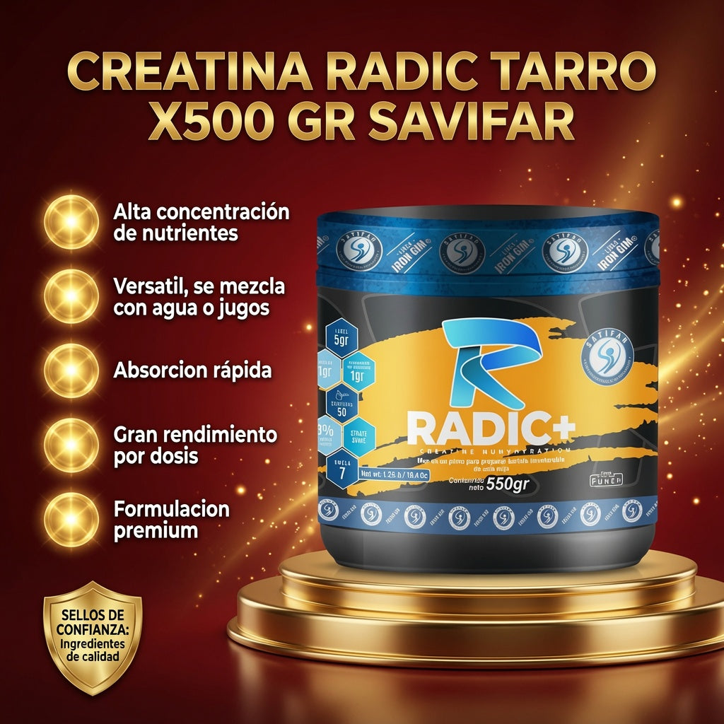 CREATINA RADIC TARRO X500 GR SAVIFAR ia_2