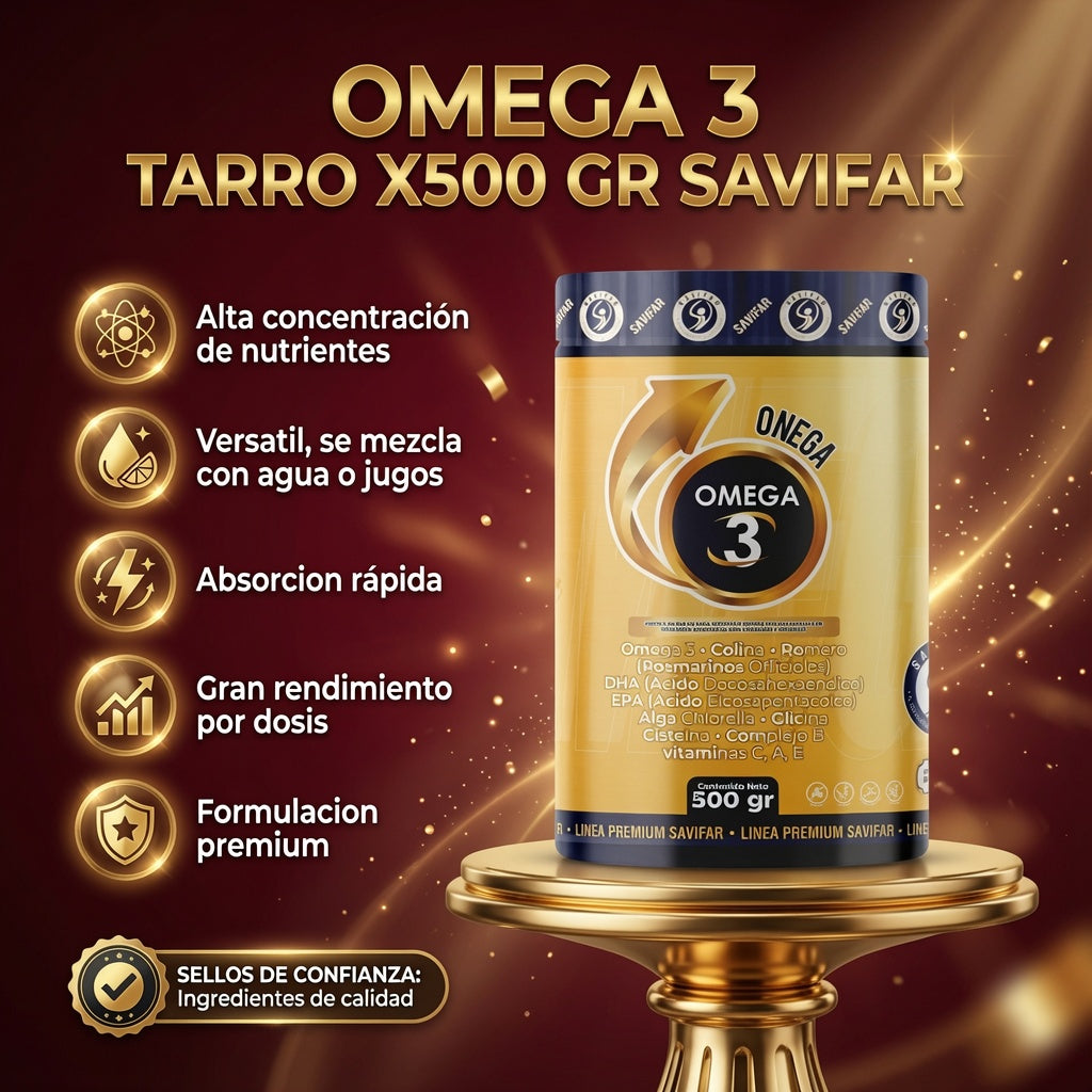 OMEGA 3 TARRO X500 GR SAVIFAR ia_2
