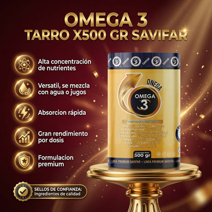 OMEGA 3 TARRO X500 GR SAVIFAR ia_2