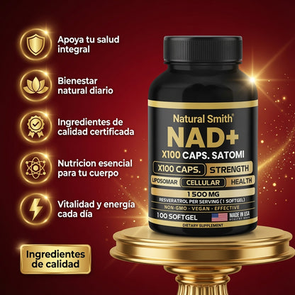 NAD+ RESVERATROL X100 CAPS. SATOMI ia_2