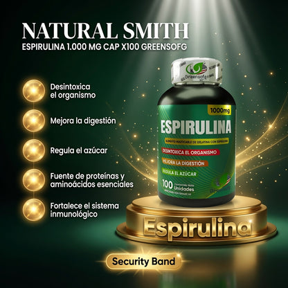 ESPIRULINA 1.000 MG CAP X100 GREENSOFG ia_2