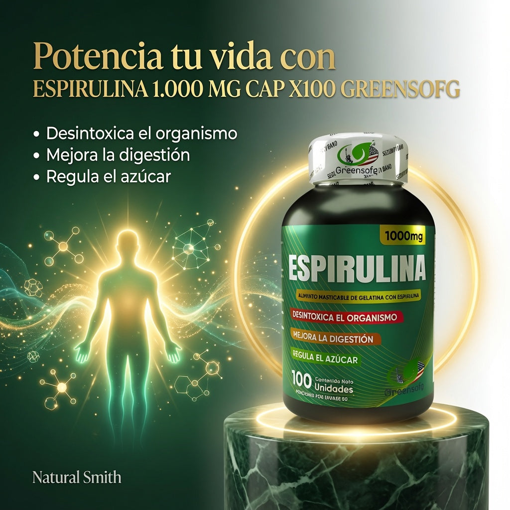 ESPIRULINA 1.000 MG CAP X100 GREENSOFG ia_3