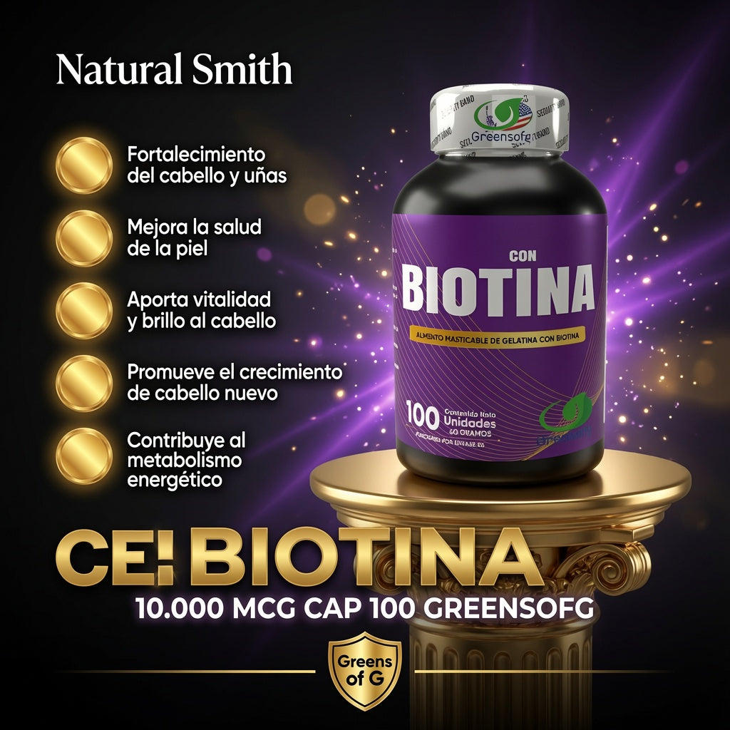 BIOTINA 10.000 MCG CAP 100 GREENSOFG ia_2