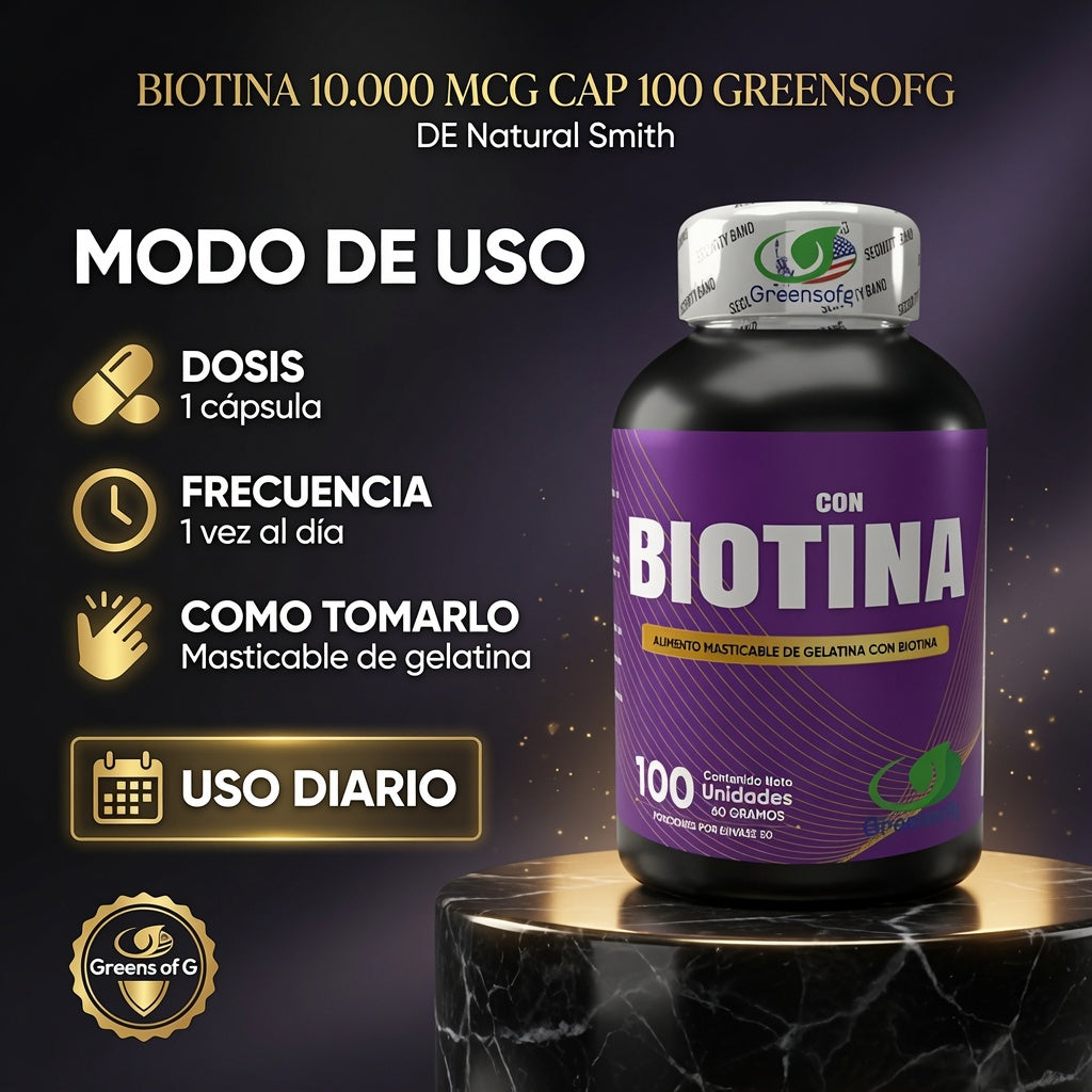 BIOTINA 10.000 MCG CAP 100 GREENSOFG ia_4
