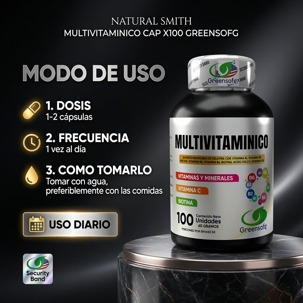 MULTIVITAMINICO CAP  X100  GREENSOFG ia_4