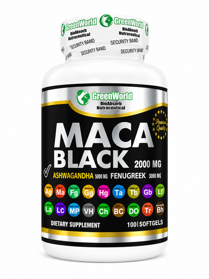 MACA BLACK SOF X100 GREENWORLD principal